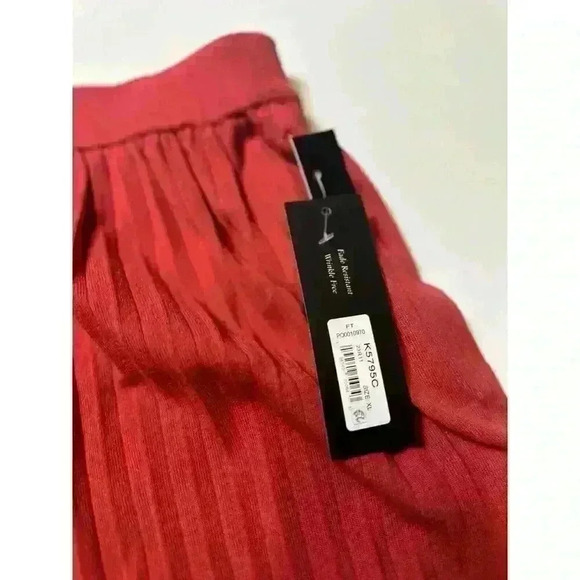Misook Burnout Accent Pleated Soft KnitMaxi Skirt XL, New with Tags - Picture 3 of 6